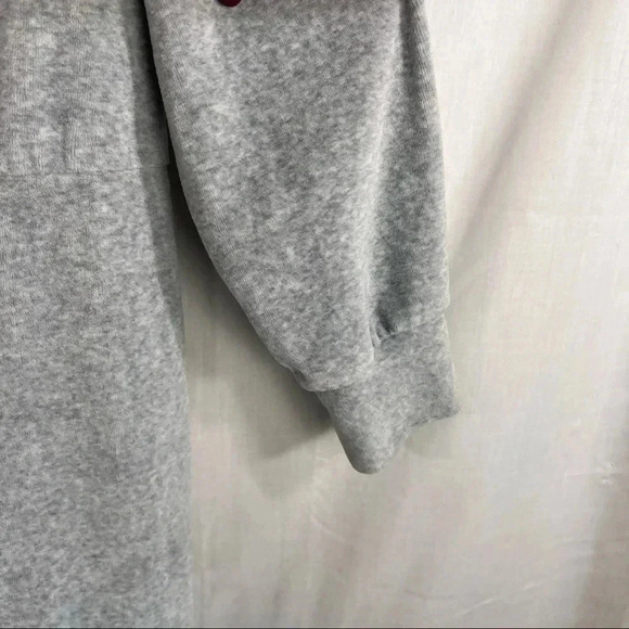 Daily Practice by Anthropologie Off-The-Shoulder Velvet Gray Mini Dress Size S - Picture 4 of 12